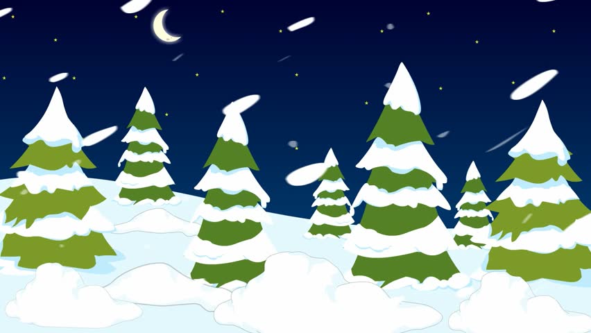 snowy forest clipart - photo #40