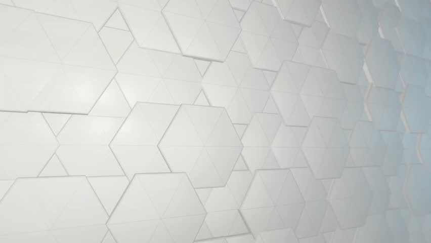 White Hexagons Loopable Background Stock Footage Video 5983097 - Shutterstock