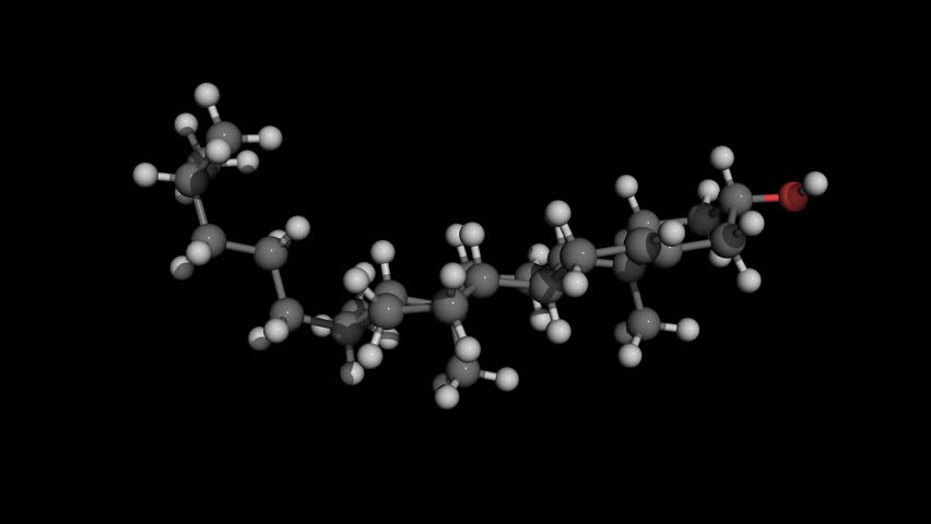 Testosterone Molecular Structure Animation Of