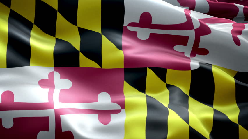 Maryland Flag Loop 1 Stock Footage Video 1373335 - Shutterstock