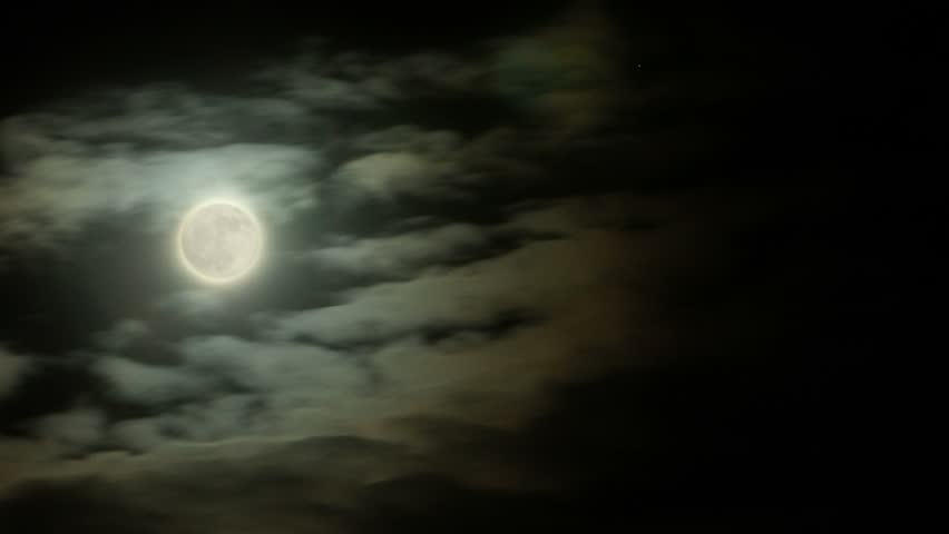 Halloween Moon Background Is Suitable For Halloween Concept Animation