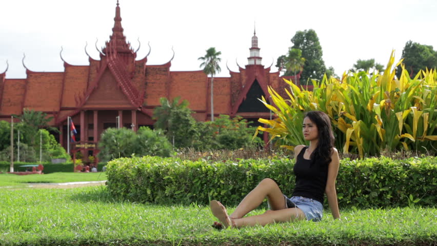 video clip stock fooe sexy erotic asian girl with mini skirt grass video clip stock fooe sexy erotic asian girl with mini skirt grass