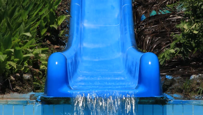 video clip stock fooe turkey antalya june going down slide waterpark people inside aquapark video clip stock fooe turkey antalya june going down slide waterpark people inside aquapark