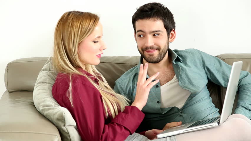 Sexy Woman Trying To Seduce Man In Bed Stock Footage Video 6892612 Shutterstock