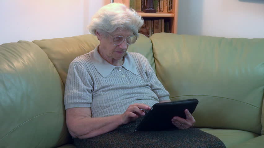 Granny Reading Holy Bible Old Woman Praying At Home