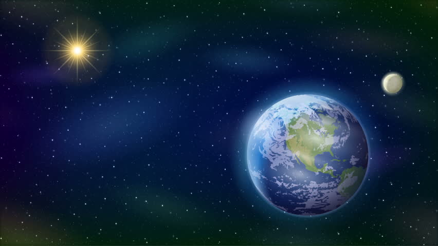Printables Sun Moon And Stars sun moon and stars space background animated fullhd 1920x1080 progressive seamlessly looping video of with planet earth sun
