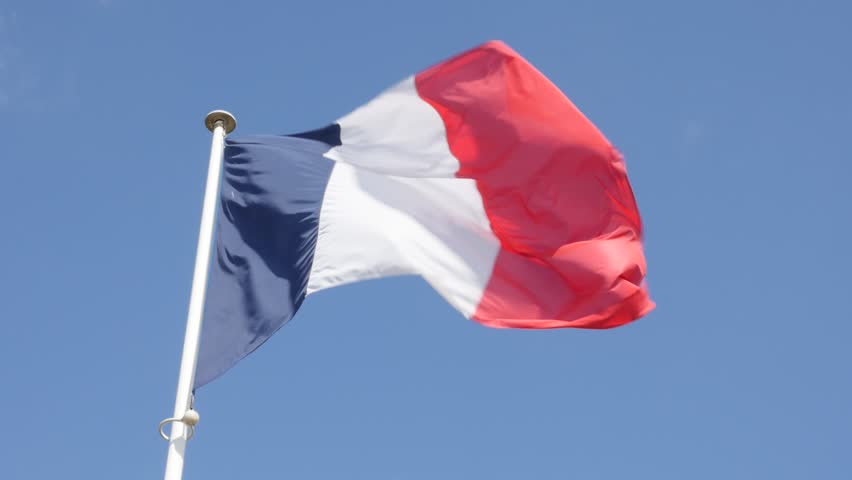 The Tricolor,the National Flag Of France Stock Footage Video 261274 ...