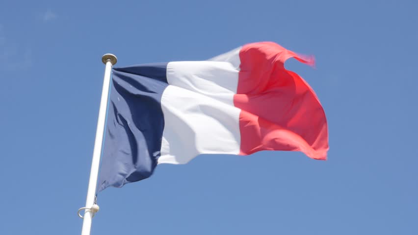The Tricolor,the National Flag Of France Stock Footage Video 261274 ...