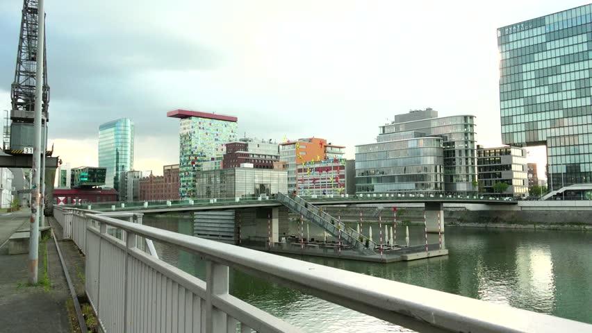 Postmodern Architecture Gehry dusseldorf, germany - may 8: dusseldorf harbor is home to some Postmodern Architecture Gehry dusseldorf, germany - may 8: dusseldorf harbor is home to some