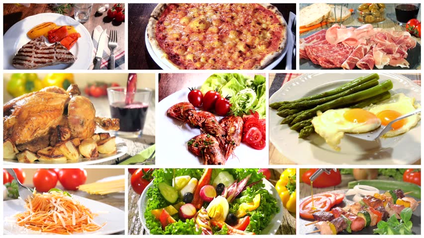 Italian Food, Collage Stock Footage Video 5012252 - Shutterstock