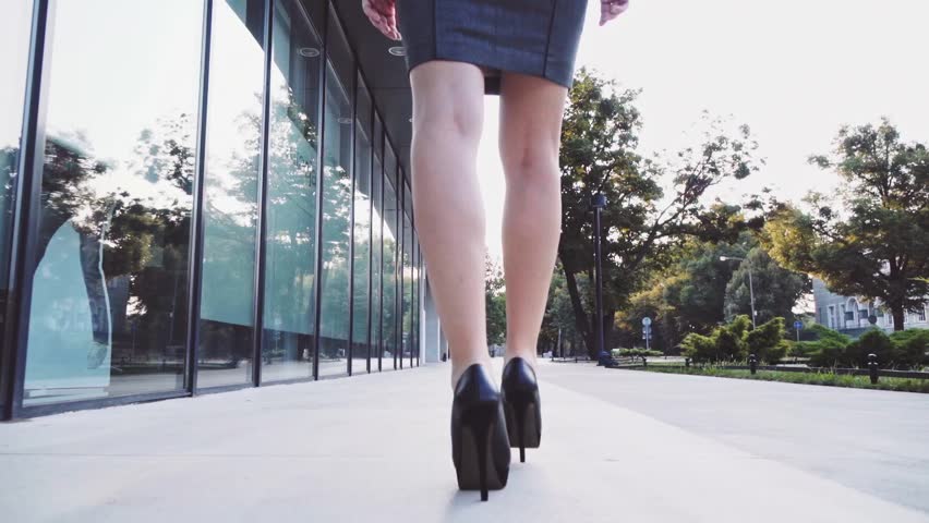 walking in very high heels