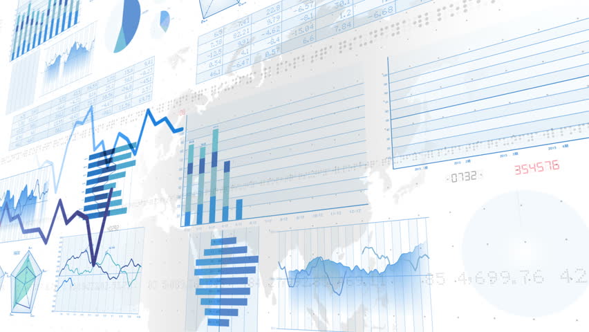 financial growth statistic Stock Financial Video LOOP Background, Footage Chart