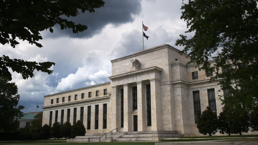 Federal Reserve Building In Washington, DC. Houses The Offices Of ...