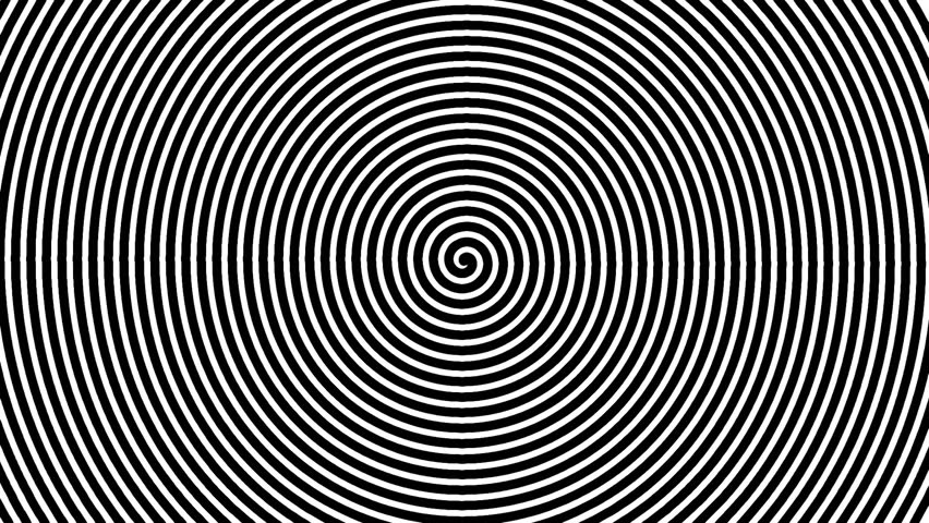 Loopable Video 1920x1080 - Endlessly Rotating Hypnotic Spiral. Look ...