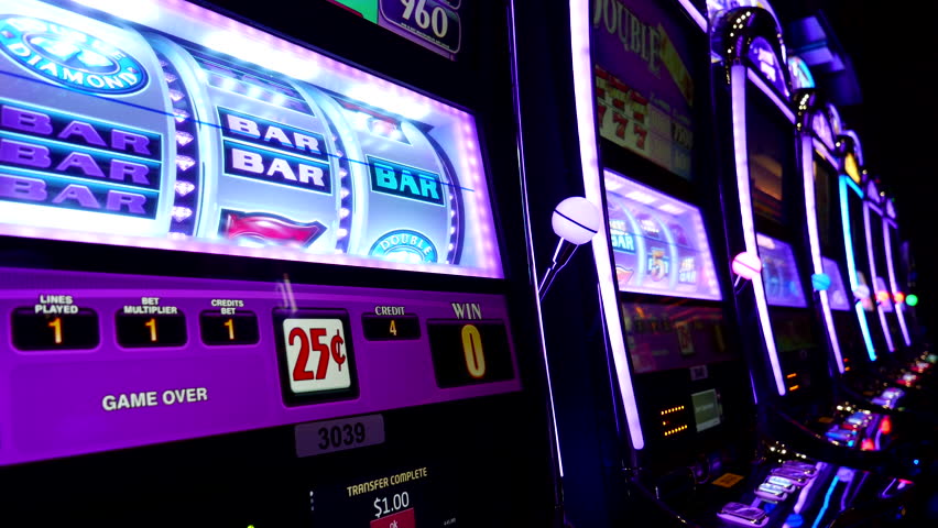 Slot machine stock footage