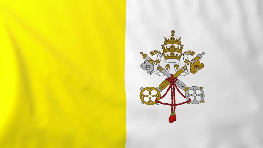 Vatican City - Detail Of Waving Flag Stock Footage Video 788569 ...