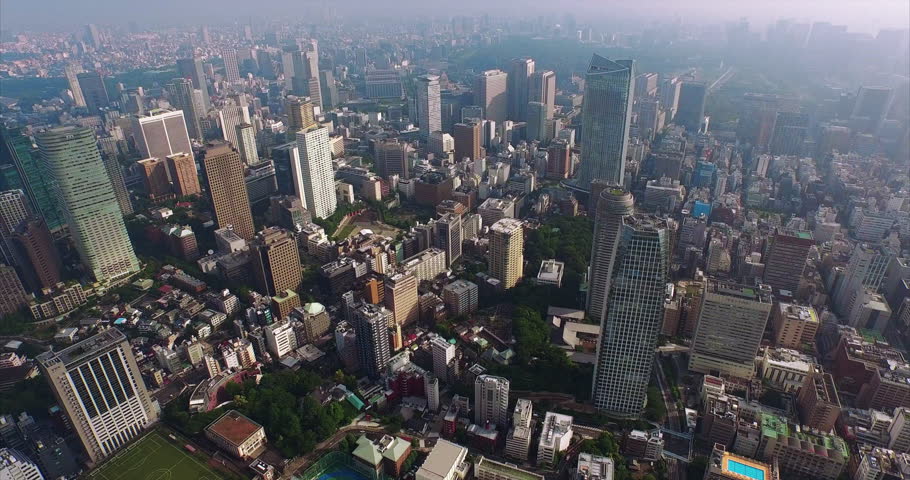 tokyo aerial view