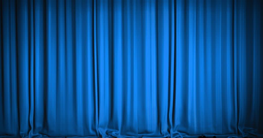 Curtains Ideas blue velvet curtains : Blue Theater Curtain Stock Footage Video - Shutterstock