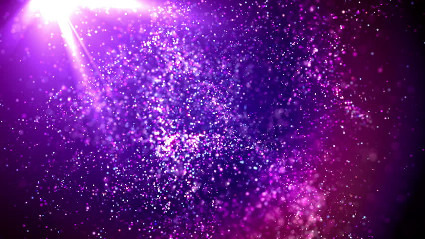 Pink Particles Background - Colorful Girly Loop Of Glitter ...