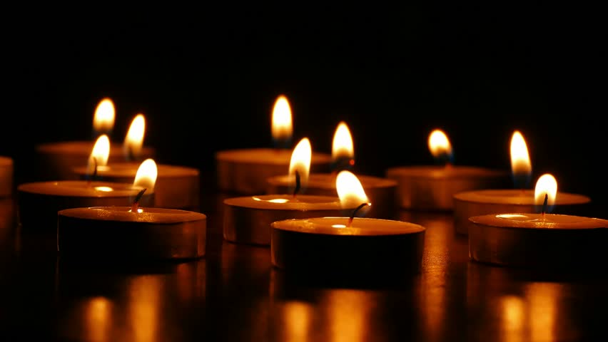 Beautiful Burning Candles Stock Footage Video 3254341 - Shutterstock