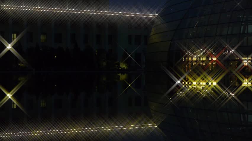 Modern Architecture Videos beijing china national grand theatre in reflection in lake water Modern Architecture Videos beijing china national grand theatre in reflection in lake water