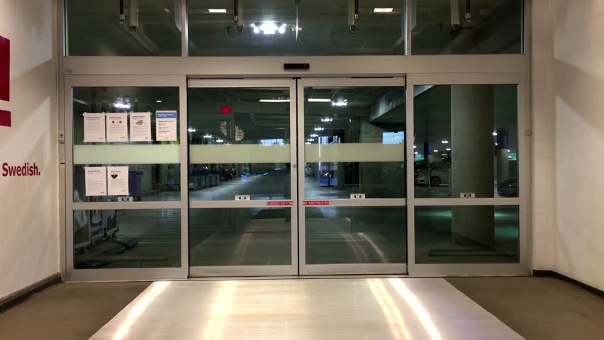 Open Store Doors automatic doors open and close stock footage video 12448427 Open Store Doors automatic doors open and close stock footage video 12448427