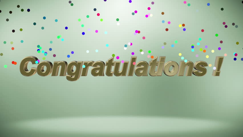 congratulation word related Congratulations Stock Word  Video  Footage Shutterstock