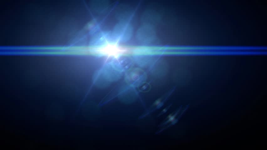 Sun On Blue Sky. Lens Flare. Background Stock Footage Video 5861162 ...