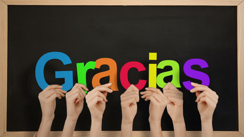 Por sus. Gracias por su atencion для презентации. Gracias for attention.