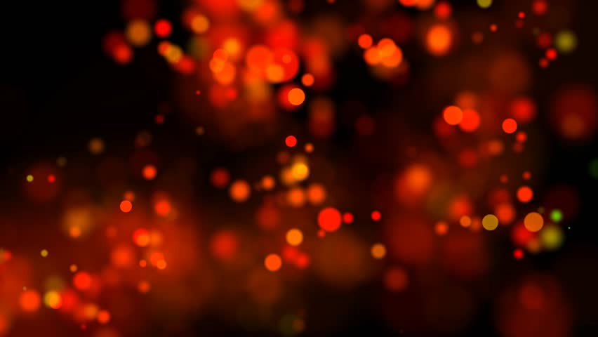 Bright Orange Colorful Blurred Sparks Stock Footage Video 9539285 ...