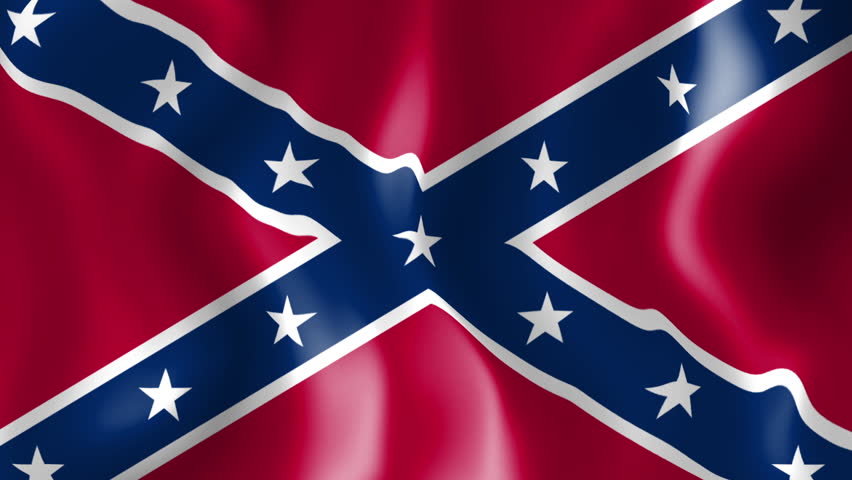 Realistic Ultra-HD Confederate Battle Flag Or St Andrews Cross Waving ...
