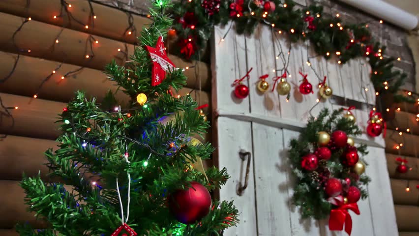 People Decorating For Christmas winter holidays, celebration and people concept - woman decorating People Decorating For Christmas winter holidays, celebration and people concept - woman decorating