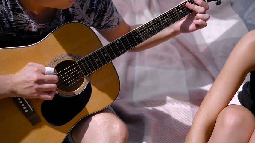 Teen Girl Playing Guitar At Home Stock Footage Video 3358673 Shutterstock