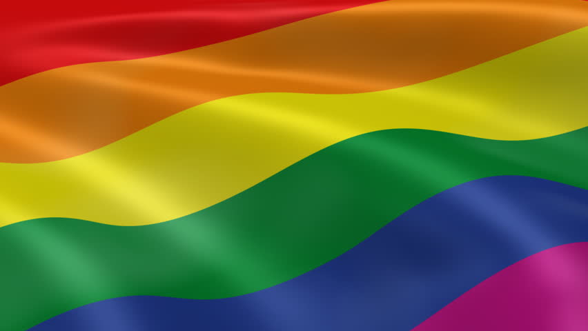 The Pride Flag Waving In The Wind - High Definition, 30 Fps Stock ...