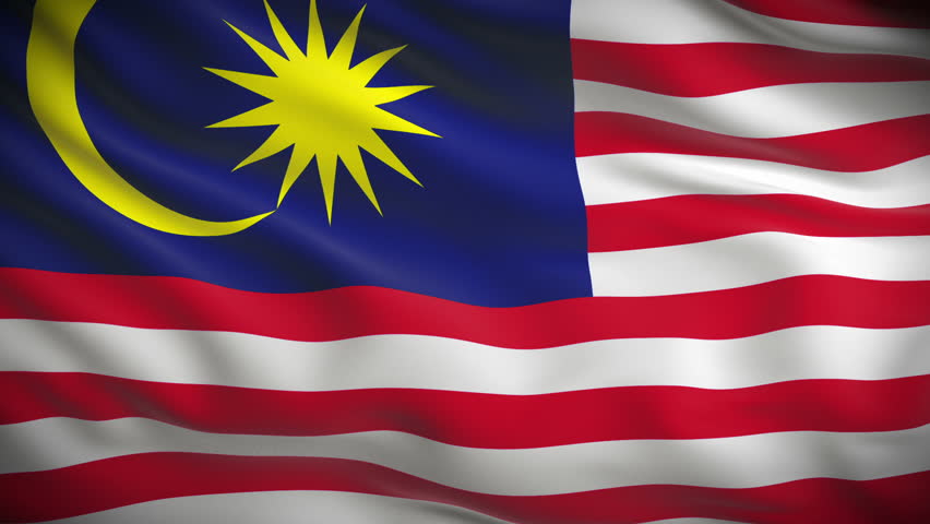 Flying Flag Of MALAYSIA | LOOPED | Stock Footage Video 684508 ...