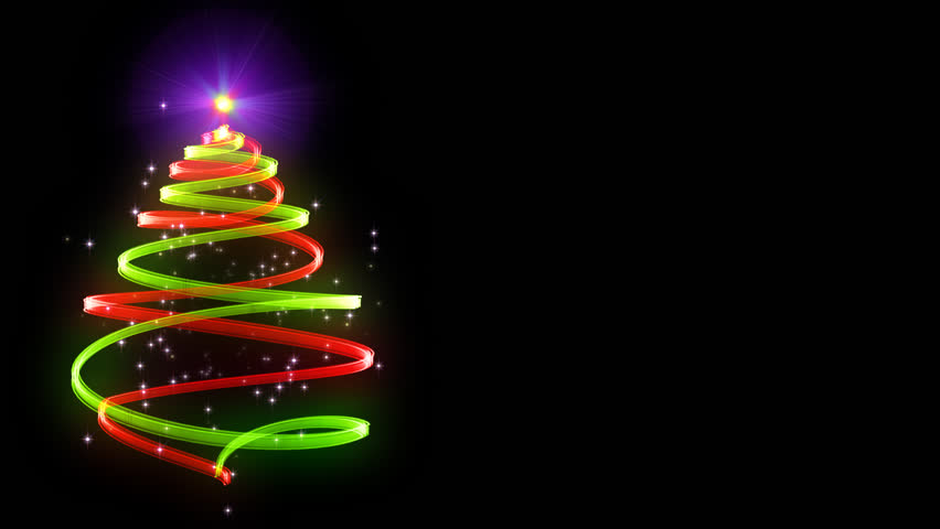 Glowing Christmas Tree - Christmas 14 (HD) - Animation With Glowing ...