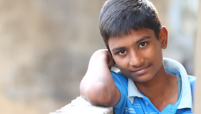 Indian Teen Boy Expressions Video Stock Footage Vide