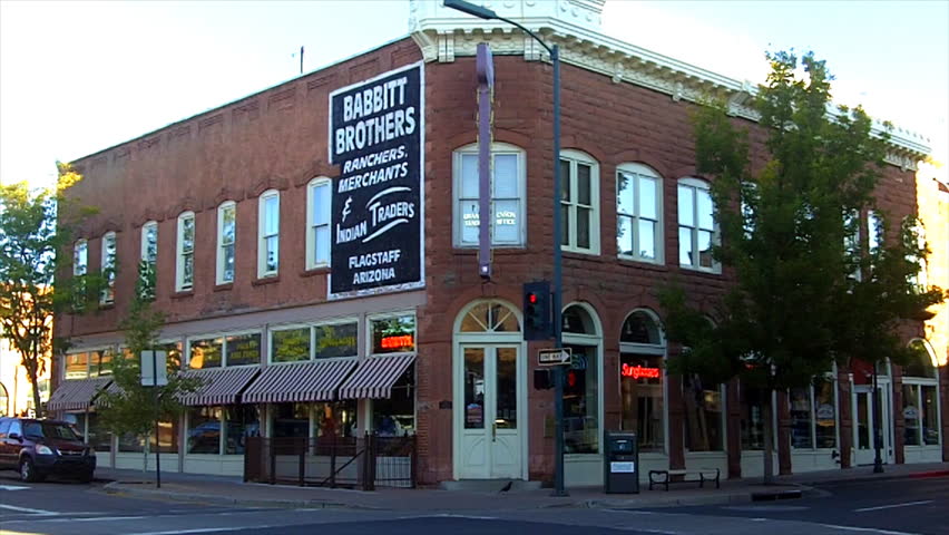 FLAGSTAFF, AZ - September 22, 2012: A Hotel And Saloon From The Old ...