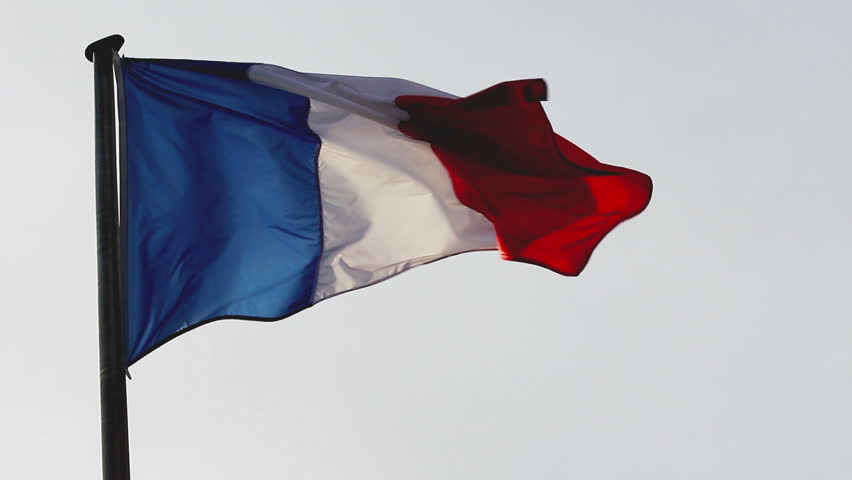 The Tricolor,the National Flag Of France Stock Footage Video 261274 ...