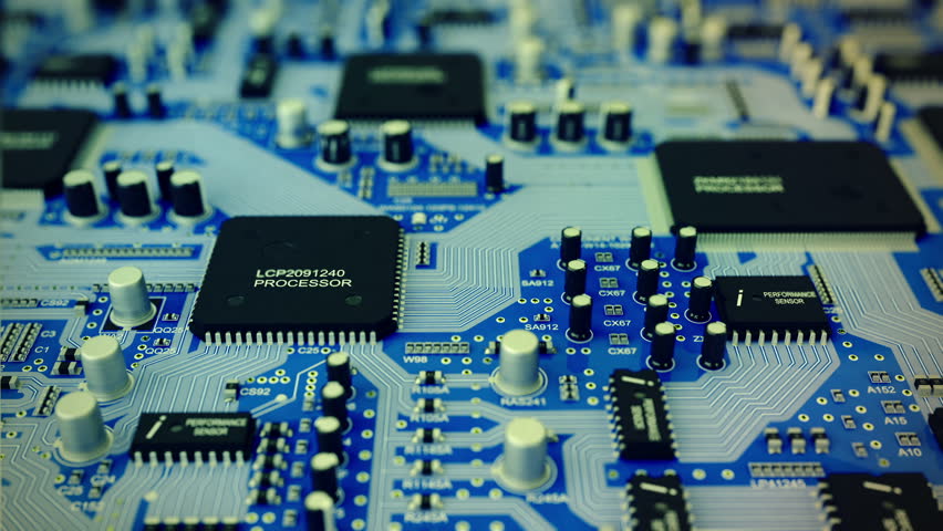 Animated Circuit Board, Seamlessly Loopable. Stock Footage Video ...