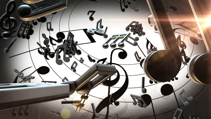 Music Notes Stock Footage Video Shutterstock