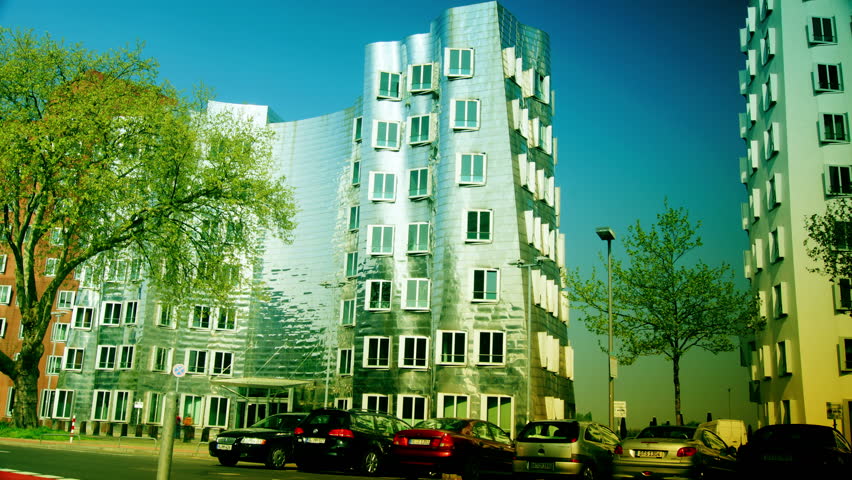 Postmodern Architecture Gehry dusseldorf, germany may 8: dusseldorf harbor is home to some Postmodern Architecture Gehry dusseldorf, germany may 8: dusseldorf harbor is home to some