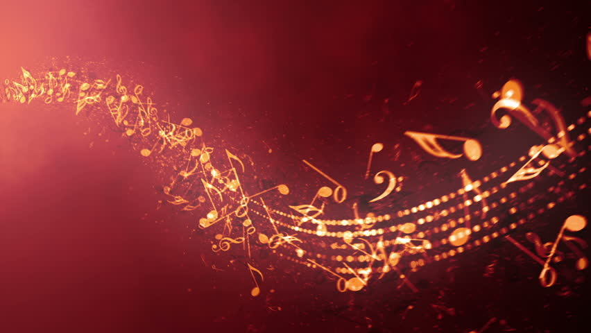 Music Notes Stock Footage Video - Shutterstock