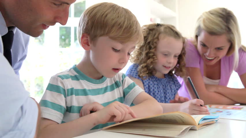 4k, Two Boys In A School Classroom Studying Together. Stock Footage ...