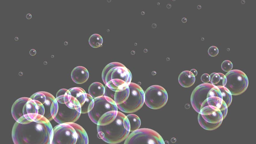 Wonderful Loop Video Animation With Moving Bubbles Stock Footage Video ...