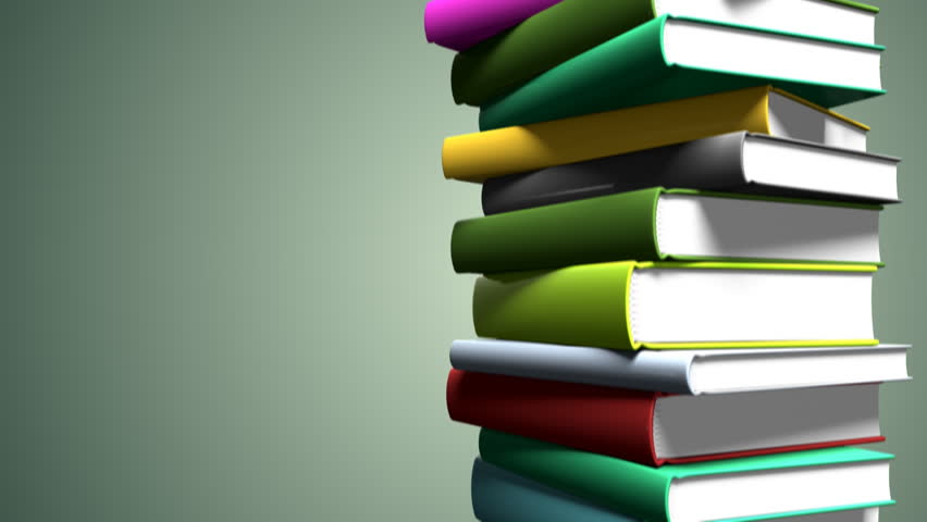 Image result for stack of colorful books