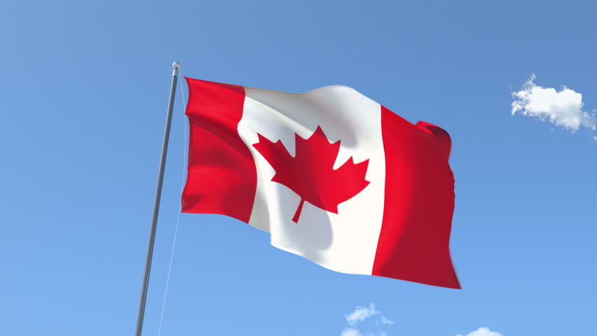clipart canadian flag waving - photo #45