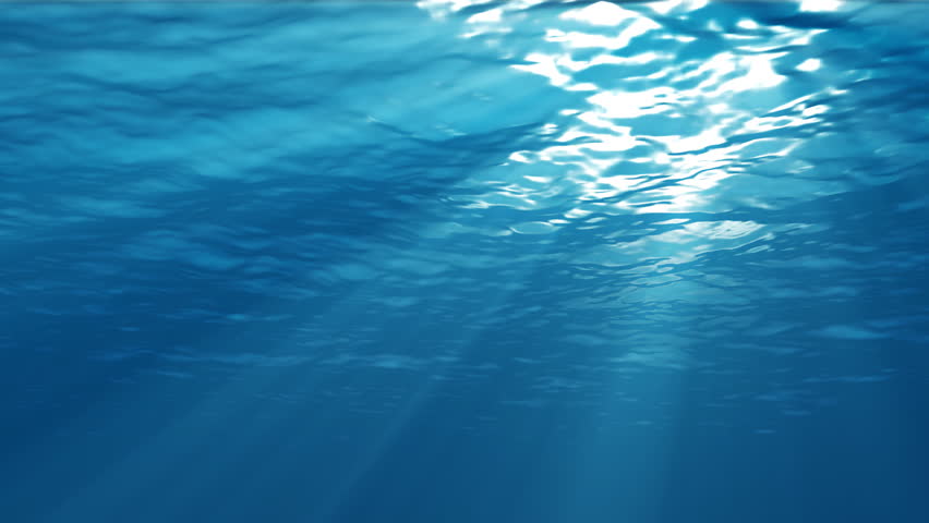 Blue Underwater Background (seamless Loop) Stock Footage Video 9009316 ...