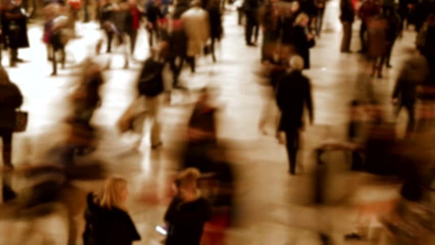 Image result for people rushing around in the city