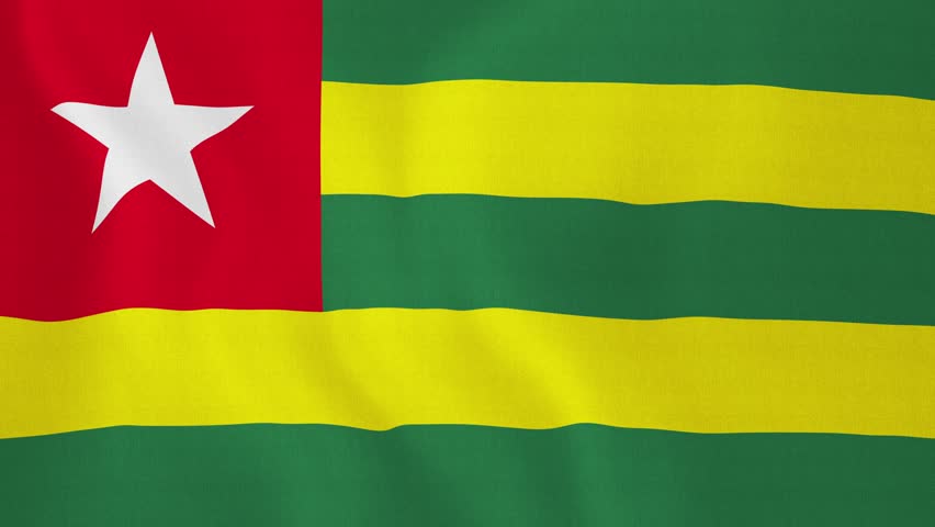 Togo Close Up Waving Flag - HD Loop Stock Footage Video 1185199 ...